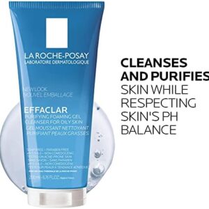 la roche posay effaclar purifying foaming gel for oily skin 200ml